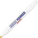 Bigpoint | Yuvarlak Uçlu Paint Marker, Endüstriyel Düzey Kalıcılık, Kalın Uçlu Mürekkepli Kalem, Altın