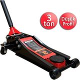 Bigred BIGJKZ3B Alçak Şasi Arabalı Zemin Kriko 3ton 7.5-50.5cm