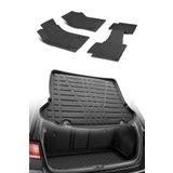 Bigs Ford Courier 2014 4D Siyah Havuzlu Kauçuk Oto Paspas ve 3D Bagaj Havuzu