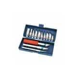 Bigsale 13 Adet Takım Oyma Bıçakları Yapma Polimer Kil Metal Neşter Bıçak Araçları Kiti + Kutusu