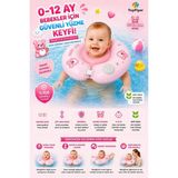 Bigstoy Bebek Boyun Simidi Pompa Gerektirmeyen 0-12 Ay Yüzme Simidi, Çift Tokalı Emniyet Kilitli