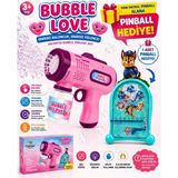 Bigstoy Köpük Tabancası Bubble Gun Işıklı Otomatik Baloncuk Oyuncağı + Hediye Pinball Oyunu NHN84PAW+PEMBEKOPÜK