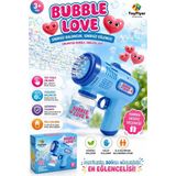 Bigstoy Otomatik Baloncuk Makinesi Pilli Köpük Tabancası - 2026 Model Sızdırmaz Tasarım Bubble Gun - Çocuk Doğum Günü Hediyesi Mavi