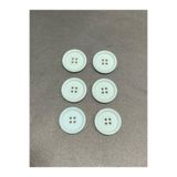 BİGÜMEX Trençkot Mont Düğmesi Italyan Düğme 20 Lı Set Beyaz 2,5 Cm (M8926)