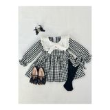 BİHAYALBİÇOCUK Sherry Kareli Elbise