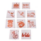 Bihızlı Bride To Be Dövme 10 Farklı Model - Varak Baskılı - BHZ123455498