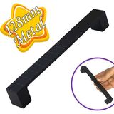 Bihter Desenli Kulp 128 Mm Siyah Mutfak Kulpu Cekmece Dolap Kapak Kulbu Metal Mobilya Dolabi Kulplari