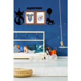 BiiShe® DECO103 Supermen Dekoratif Duvar Süsü Tablo Aksesuar Ahşap Tasarım Hediye Pano Sticker Seti