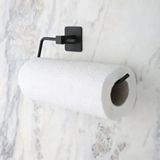 BiiShe® Kendiliğinden Yapışkanlı Siyah Paslanmaz Metal Rulo Havluluk Aparat
