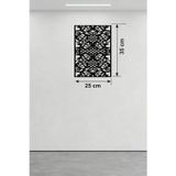 BiiShe Mey İthalat® Gotham Temalı Ahşap Duvar Saati - 25x35 cm Lazer Kesim Dekoratif Saat