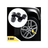Bijon Kapağı Şifresiz 5 Adet Siyah Seat Alhambra 2011-2015 6x0601173b