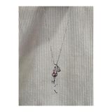bijoux uniques aşkın simgesi S harfli çelik lale kolye