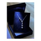 bijoux uniques ışıklı kutuda yeni yıl&sevgililer günü hediyesi kayan yıldız kolye