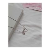 bijoux uniques Kalpli U Harfli Çelik Kolye
