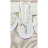 bijoux uniques Kayan Yıldız S Harfli Çelik Kolye