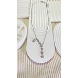 bijoux uniques Kayan Yıldız Z Harfli Çelik Kolye