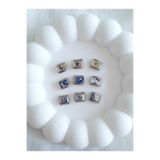 bijoux uniques Kedi&Kalp&Yıldız&Kelebek&Ay Figürlü 9lu İtalyan Charm