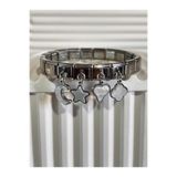 bijoux uniques özel seri Ay&yıldız&kalp&yonca taşlı italyan charm bileklik