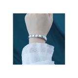 bijoux uniques Yıldızlı Italyan Charm Bileklik Çelik Kararmaz