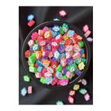 Bijumix Aksesuar 25 Adet 10mm Polimer Kil Fimo Karışık Renkli Bulut Figürlü Boncuk Takı Yapımı Malzemesi