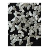 Bijumix Aksesuar 26 Mm 40 Adet Beyaz Sedefli Plastik Akrilik Kelebek Boncuk