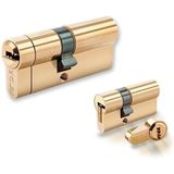 Bijutek Kale Kilit 164 KTBS Kilit Göbeği, Tuzaklı Kilit Silindiri, Barel (68 mm, Nikel)