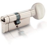 Bijutek Kale Kilit 164 KTBSM Kilit Göbeği, Tuzaklı - Mandallı Kilit Silindiri, Barel (68 mm, Nikel)