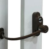 Bijutek Penkid Çelik Halatlı Kablolu Pvc Pencere Emniyet Çocuk Güvenlik Kilidi 3 Adet (Koyu Kahverengi)