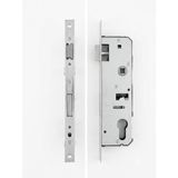 Bijutek PVC Balkon Banyo WC Kapı Kilidi 35mm Kilit Yuvalı - Ofis PVC Kapı Kilidi Dar Profil 2 ADET