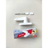Bijutek Pvc Pimapen Pencere Cam Balkon Kapısı Güvenli Emniyet Kilidi Çocuk Emniyet Mandalı 4 Adet (Plastik)