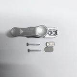 Bijutek Pvc Pimapen Pencere Cam Balkon Kapısı Güvenli Emniyet Kilidi Çocuk Emniyet Mandalı METAL 1 ADET - Gri