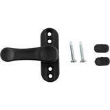 Bijutek Pvc Pimapen Pencere Cam Balkon Kapısı Güvenli Emniyet Kilidi Çocuk Emniyet Mandalı Metal 1 Adet - Siyah