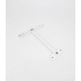 Bijutek PVC ve Alüminyum Pencere Vasistas Makası 13cm - Günvenli Havalandırma Makası Standart, Beyaz, 2