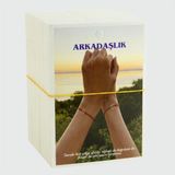 Bijuteri Net 2'li Arkadaşlık Bileklik Kartı - Beyaz