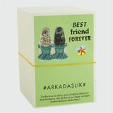 Bijuteri Net 3'lü Arkadaşlık Bileklik Kartı - Yeşil