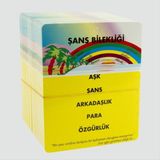 Bijuteri Net 5'li Şans Bileklik Kartı 200 Adet - Sarı