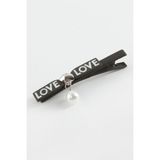 Bijuteri Net Love Yazılı Inci Pens Toka