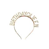 BİJUTERRİ BirthdayQueen Doğum Günü Parti Tacı BİRTHDAYQUEEN Doğum Günü Parti Aksesuarı