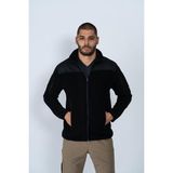 BİKATEX taktik dik yaka erkek polar mont-321 - XL - Siyah