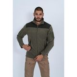 Bikatex Taktik Dik Yaka Erkek Yeşil Polar Mont - 321 - XL