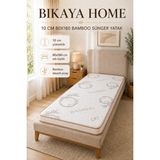 Bikaya Home Bambu Sünger Yatak 80X180 cm | Tek Kişilik | Katlanabilir | Rahat ve Pratik - 80 x 180 cm
