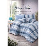 Bikaya Home Ekose Desenli Tek Kişilik Nevresim Takımı | Genç & Misafir Odalarına Şık ve Modern Uyum