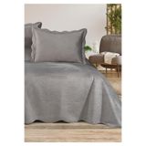 Bikaya Home Lüks Kadife Çift Kişilik Yatak Örtüsü Seti (3 Parça) – 250x260 cm – Şık Tasarım - Orijinal PVC Çanta
