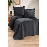 Bikaya Home Toyo Vera Çift Kişilik Kadife Yatak Örtüsü Seti | 250x260 cm | Lüks, Yumuşak Dokulu, Şık Tasarım