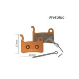 Bike And Art Ezmtb Çengelli Ultra Güçlü Shimano Disk Fren Balatası - BP1102, Ezmtb, Metal, Kartlı