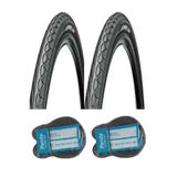 Bike Sky Chaoyang 24 Jant 24X1.75 Bisiklet Dış Lastiği Yol Tipi H-460 X 2 Adet + Panda İç Lastik Seti