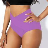 Bikini Alt Yeniz Sezon Yüksek Bel Bikini Altı - Açık Lila - 36
