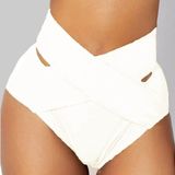 Bikini Alt Yeniz Sezon Yüksek Bel Bikini Altı - Kırık Beyaz - 42