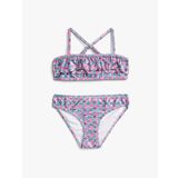 Bikini Takımı Parlak Askılı Fırfırlı