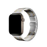 Bikordon Apple Watch Uyumlu Royal Edition Fossi Gri Çelik Akıllı Saat Kordon